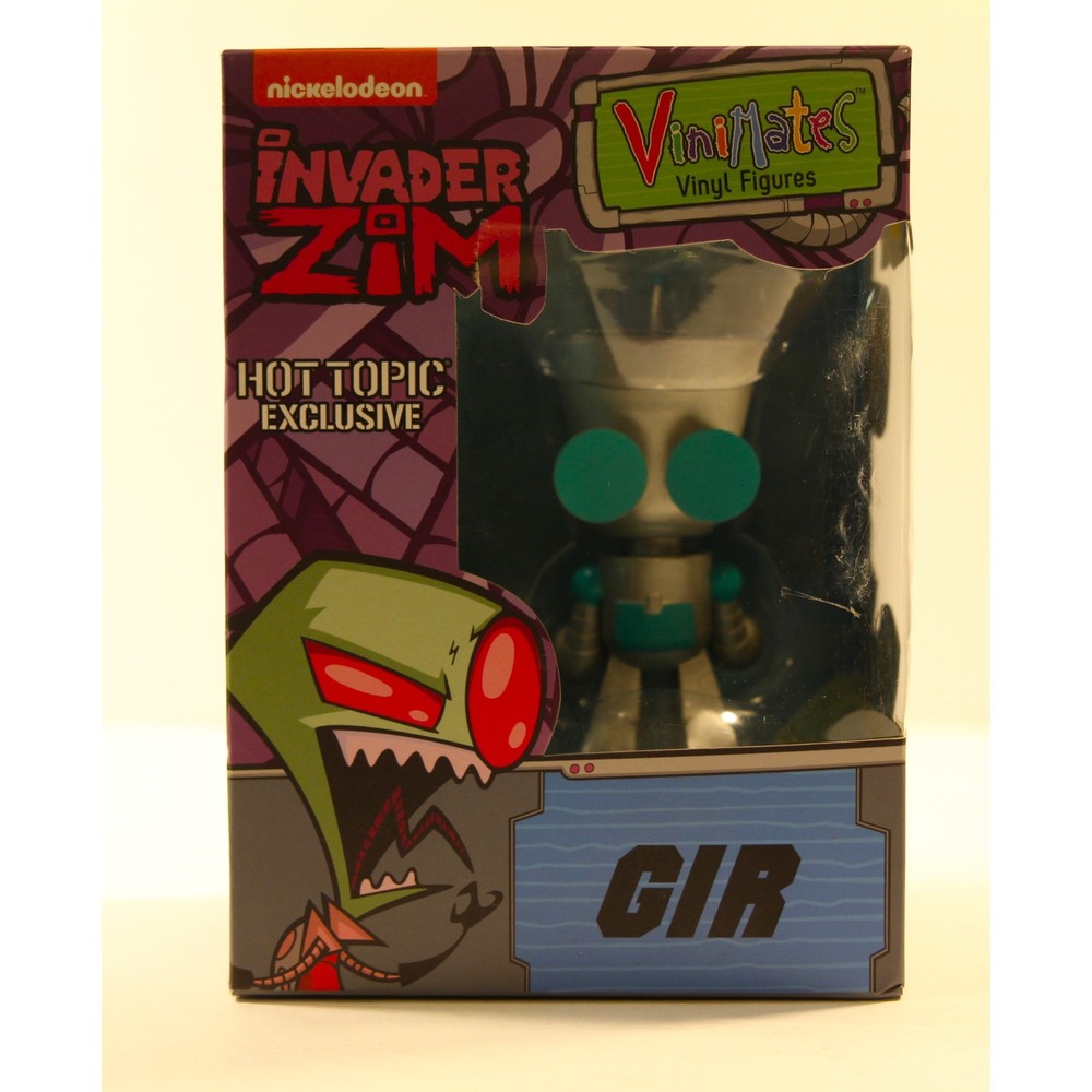 Invader Zim GIR Robot Vinimates Vinyl Figure  Pre-Owned Damaged Box (I)
